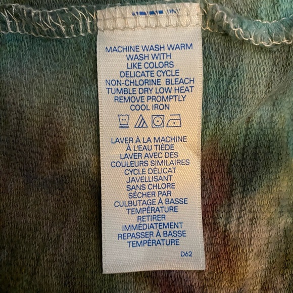 Liz wear Customized Tie Dye French Terry Top - XL - Picture 5 of 5